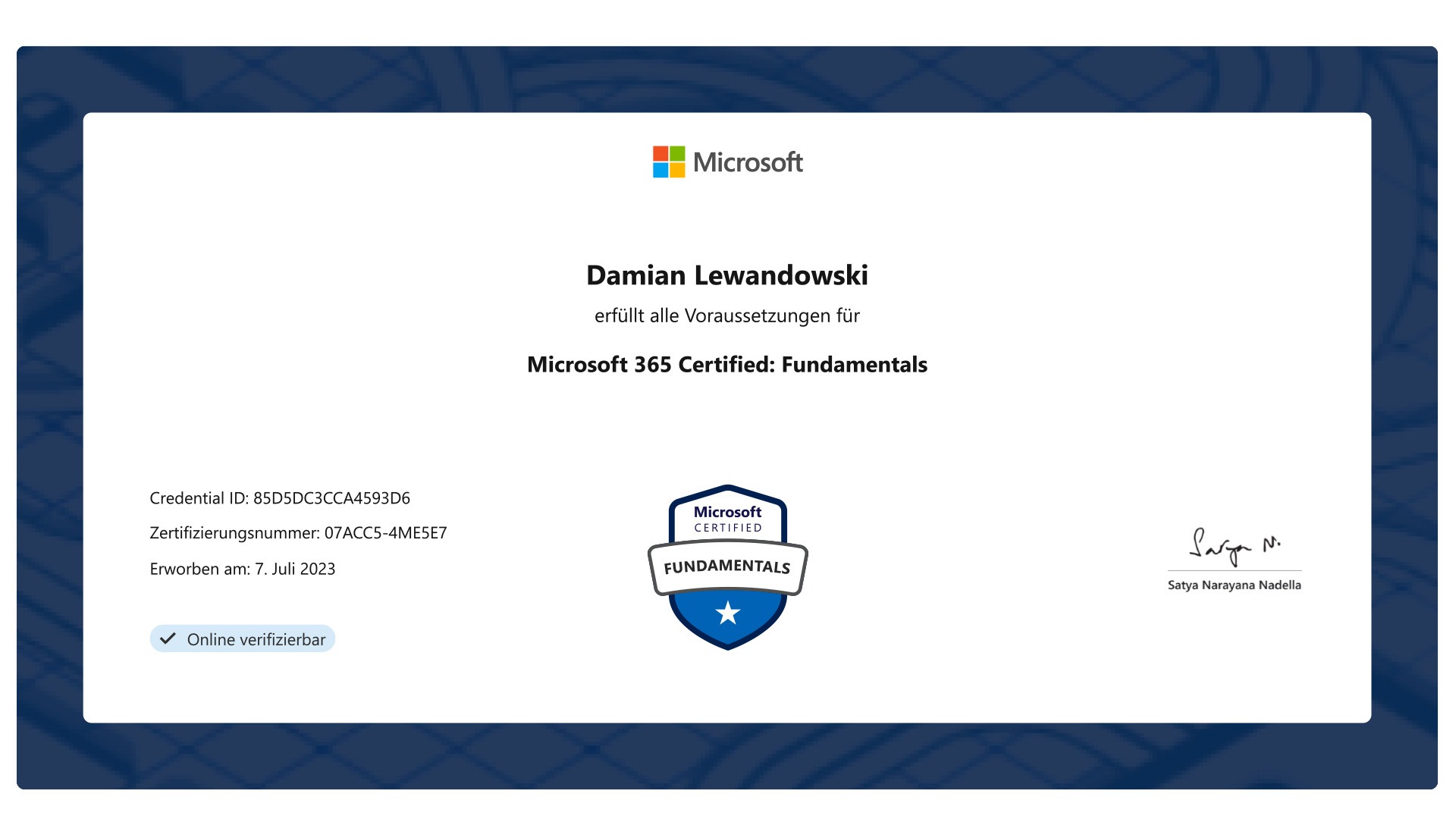 MS-900 - Azure Fundamentals - Microsoft Certified